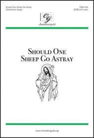 Should One Sheep Go Astray SATB choral sheet music cover Thumbnail